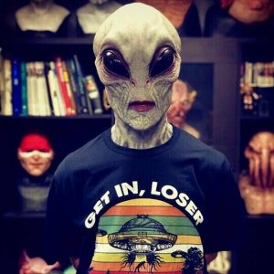 Cosplayfuns Realistic Alien Mask with Moving Mouth