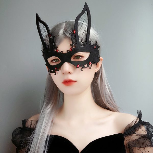 Handmade Half Face Mask for Woman - Bunny