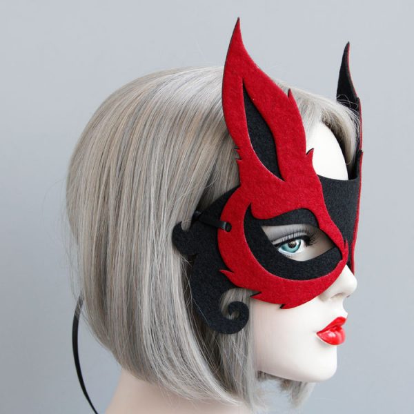 Handmade Half Face Mask for Woman - Fox