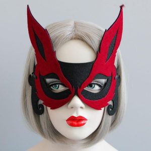 Handmade Half Face Mask for Woman - Fox